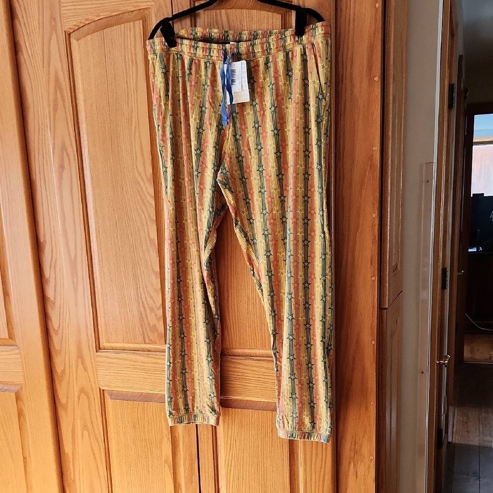 LuLaRoe Yellow and Orange Track Pants
